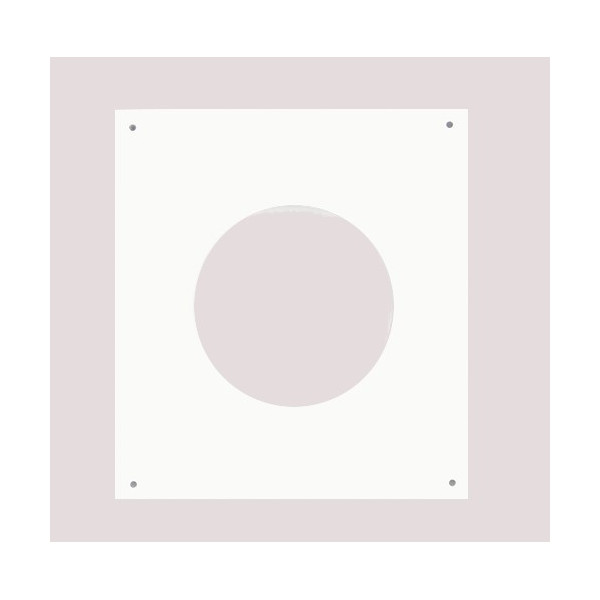 Täckplåt 260x220 125mm Vit