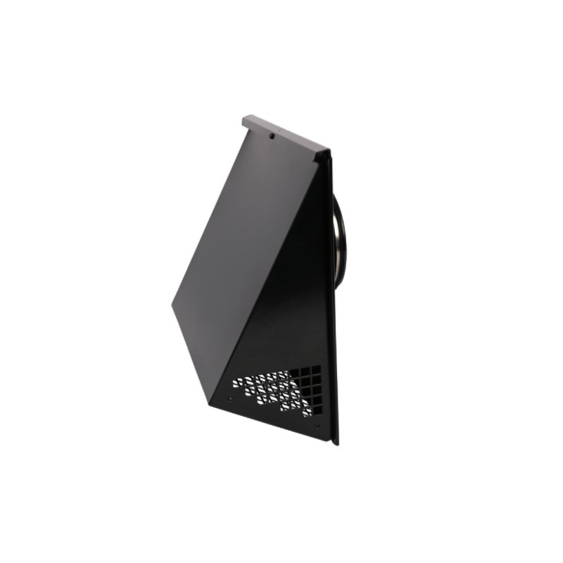 Ytterväggskåpa V21 Ø160 svart