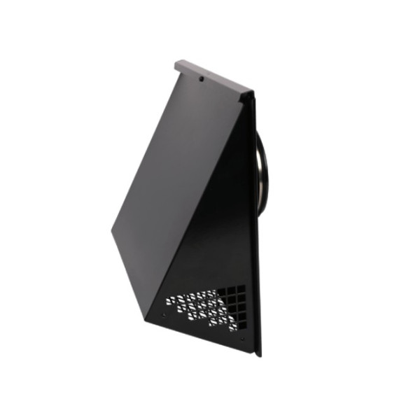 Ytterväggskåpa V21 Ø160 svart