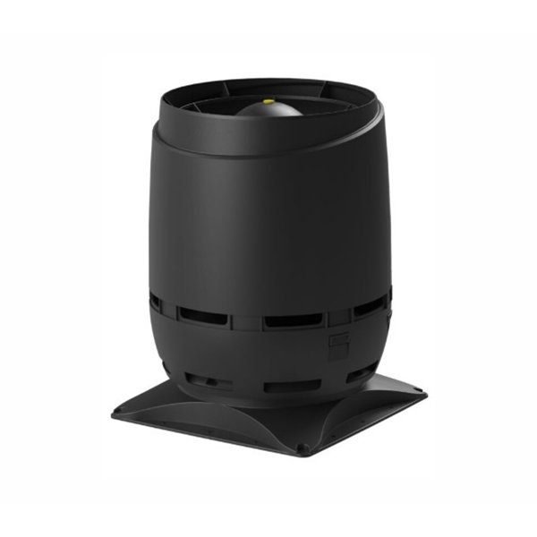 ECo200S FLOW TAKFLÄKT + MONT.SATS 400X400 SVART