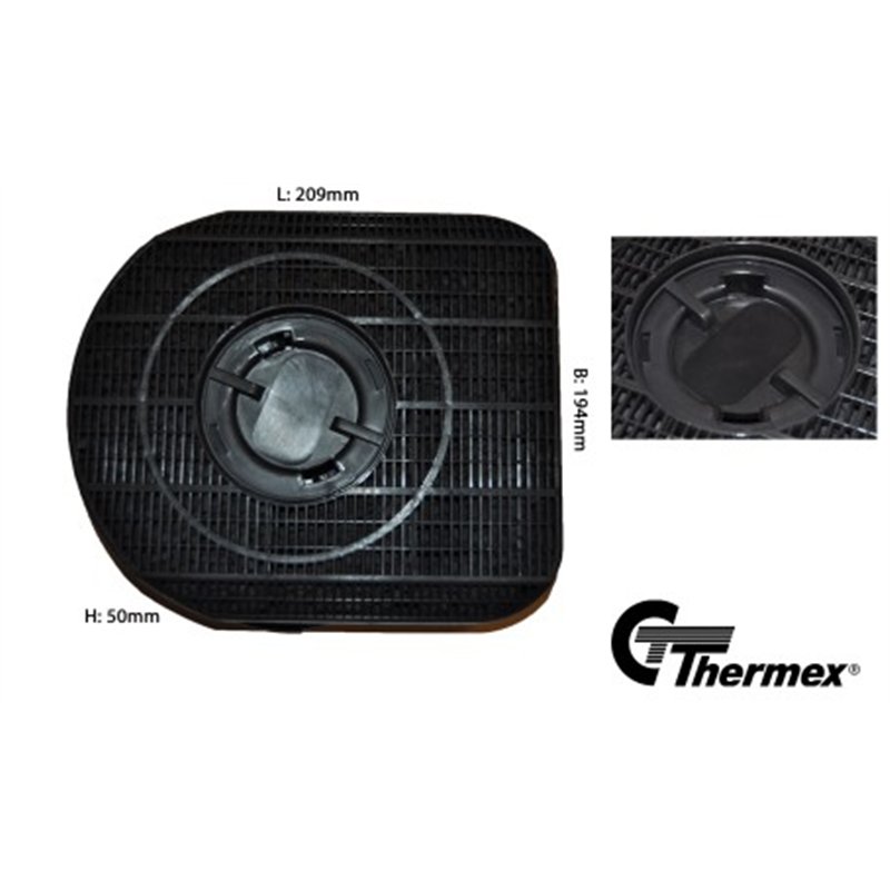Thermex Kolfilter till Leeds Decor 901