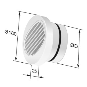 Fläkt Woods Tilluftsventil EIVa 125mm