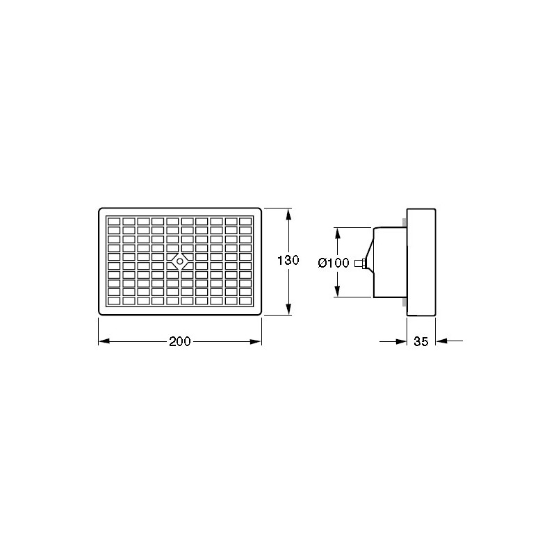 Tilluftsventil OPTR 100mm