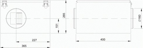 Östberg Kanalfläkt IRE 160 C1