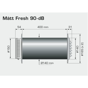 Fresh 90 db Friskluftventil