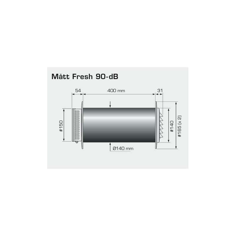 Fresh 90 db Friskluftventil