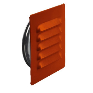 Ytterväggsgaller ABC–GC Tegelröd 250mm