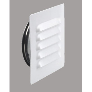 Ytterväggsgaller ABC–GC Vit 100mm