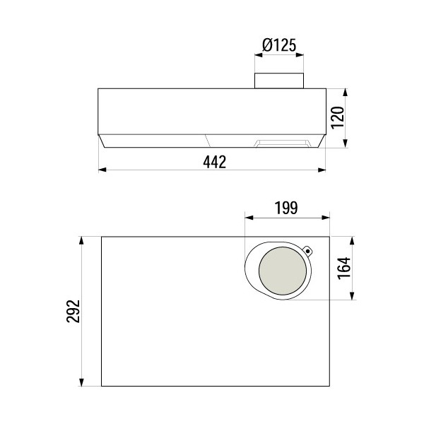 Flexit Bistro-M Vit 44,2cm