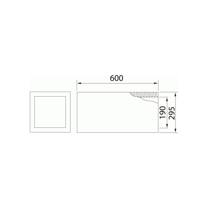 Takgenomföring TFU 300x300 L600