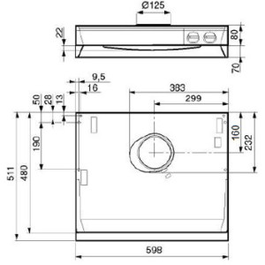 Systemair F251-14 (EC) 60cm Rostfri