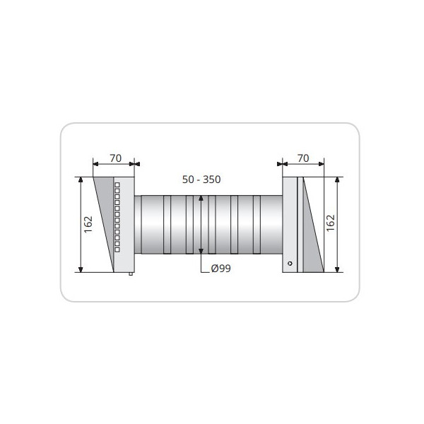 Flexit AERO 100V2 Friskluftventil