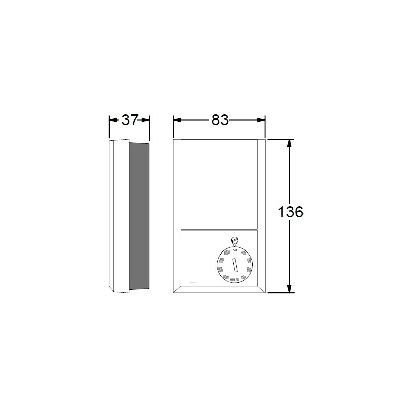 Regin HR1 Rumshygrostat IP21