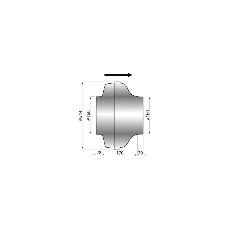 Östberg Kanalfläkt CK 160 C EC