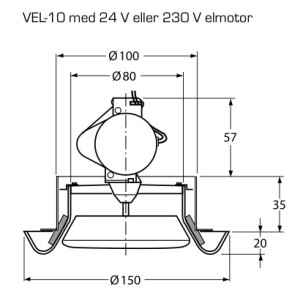 Forceringsventil VEL 125 24V