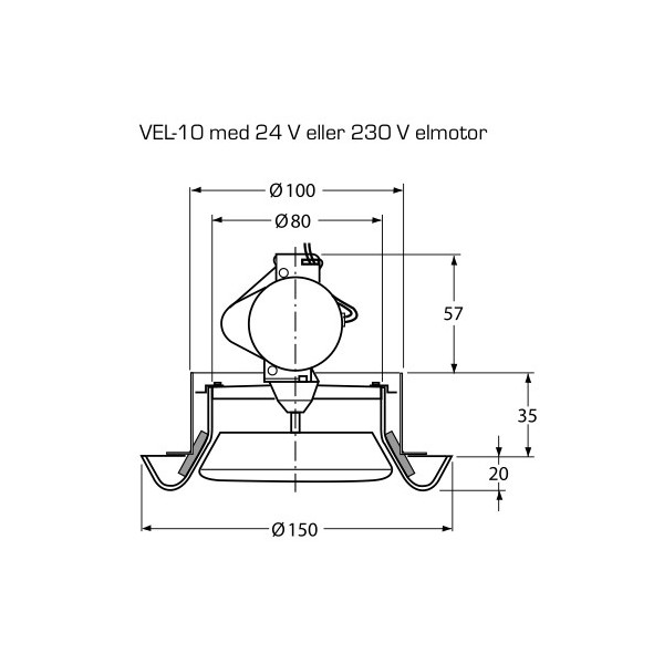 Forceringsventil VEL 125 24V