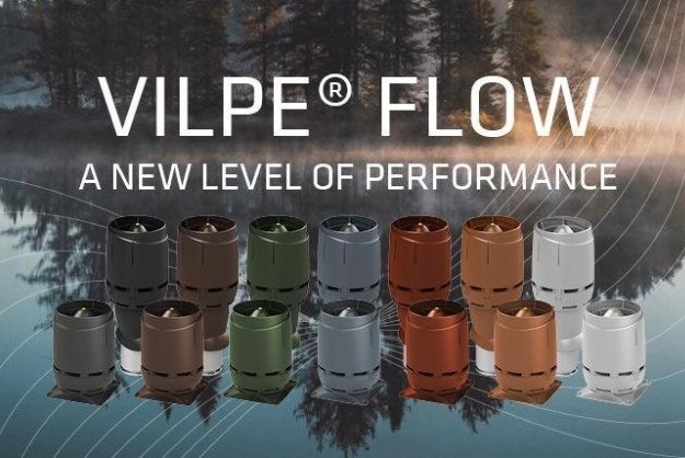 Vilpe flow takfläktar och takhuvar